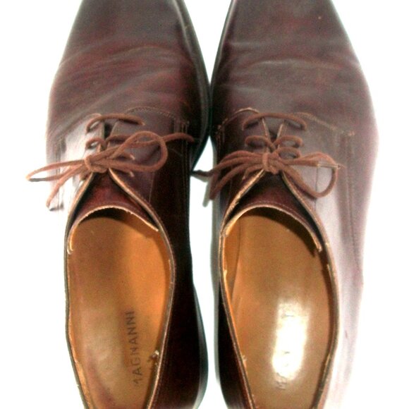 Magnanni Melo Simple Dark Brown Leather Lace-Up Oxfords/Derby Shoes main image 5